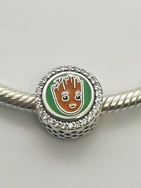 Pandora Disney I am Groot Exclusive Dangle Charm Baby Groot Pendant, S925
